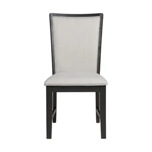 Grady Dining Slat Back Side Chair Black (2 Per Pack)