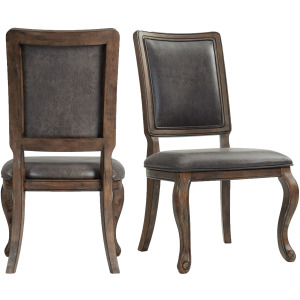 Gramercy Dining Rectangle Back Chair w/PU Back