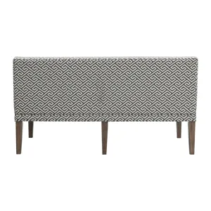Gramercy Dining Three Seat Sofa w/Seven Pillows