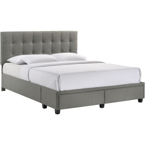 Hacienda Queen Storage Bed W/Tacoma Grey CM 003