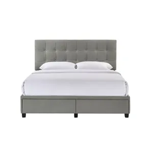 Hacienda Queen Storage Bed W/Tacoma Grey CM 003