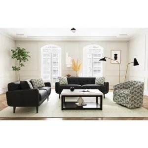 Hadley II Sofa in Debussy Night with 2 Pillows