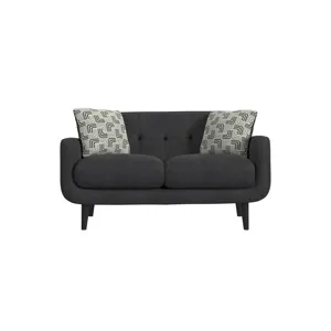 Hadley II Loveseat in Debussy Night with 2 Pillows