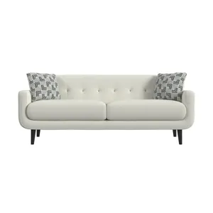 Hadley II Sofa in Debussy Ecru with 2 Pillows