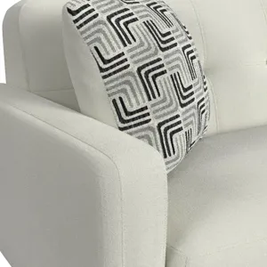 Hadley II Sofa in Debussy Ecru with 2 Pillows