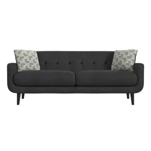 Hadley II Sofa in Debussy Night with 2 Pillows