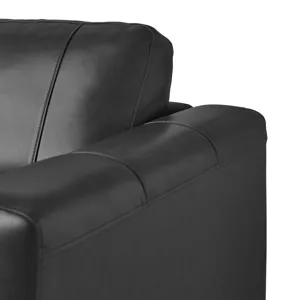 Hampton Sofa in Fiero Charcoal (Top Grain / PVC)