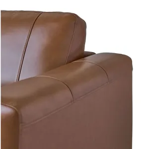 Hampton Sofa in Fiero Tan (Top Grain/PVC)