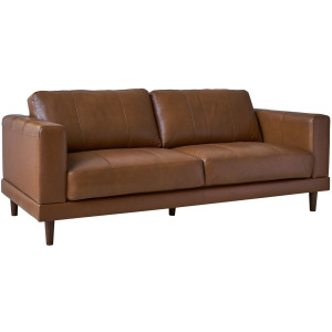 Hampton Sofa in Fiero Tan (Top Grain/PVC)
