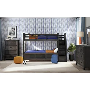 Hampton Kids 4-Drawer Chest in Charcoal