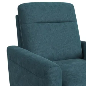 Hawk Accent Arm Chair with Memory foam in Radiance Green & Espresso