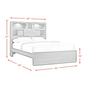 Hendricks Queen Music Bed