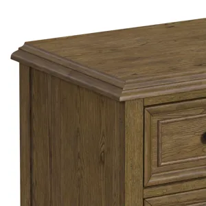 Heritage & Home Dresser and Mirror Sets in Oak Brown