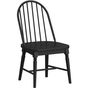 Heritage & Home Windsor Side Chair in Black