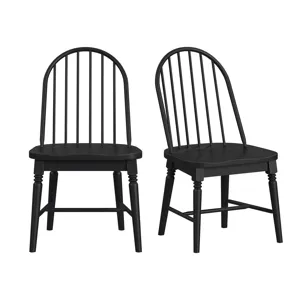 Heritage & Home Windsor Side Chair in Black