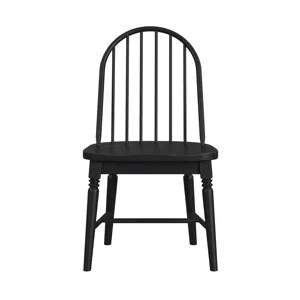 Heritage & Home Windsor Side Chair in Black