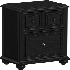 Heritage Nightstand with USBC in Black