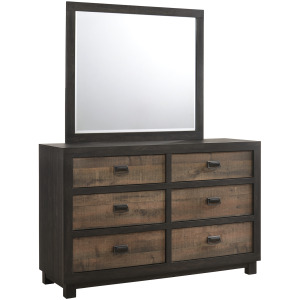 Harlington 6-Drawer Dresser w/ Mirror Set