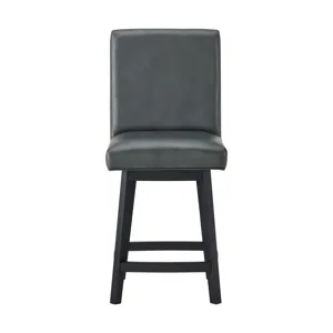 Hilson Counter Swivel Chair (2 per pack) in Grey