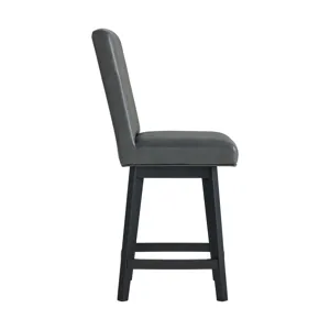 Hilson Counter Swivel Chair (2 per pack) in Grey
