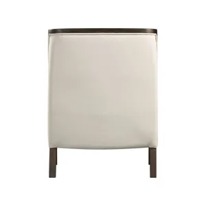 Hopkins Chair w/Brown Arm Columbia Natural