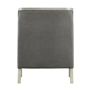Hopkins Chair w/White Wash Arm Columbia Charcoal(ISTA 3)