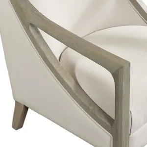 Hopkins Chair w/White Wash Arm Columbia Natural (ISTA 3)