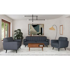 Horizon Loveseat with 2 Pillows in Palmer Sky