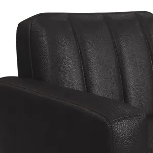 Horizon Chair with Wood Front in Pebble Dark Grey