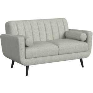 Horizon Loveseat with 2 Pillows in Palmer Smoke