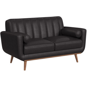 Horizon Loveseat with Wood Front 2 6