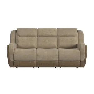Hornet Motion Sofa with Drop Table and PWS in Rancho Beige