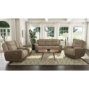 Hornet Power Motion Recliner with Power Headrest in Rancho Beige