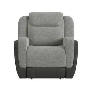 Hornet Power Motion Recliner with Power Headrest in Rancho Grey