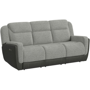 Hornet Power Motion Sofa with Power Headrest, Drop Table and PWS in Rancho Grey