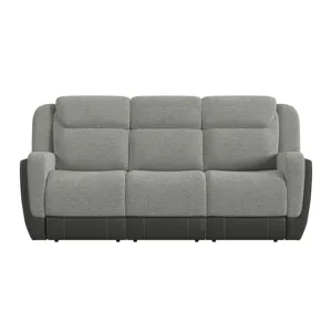 Hornet Power Motion Sofa with Power Headrest, Drop Table and PWS in Rancho Grey