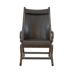 (L820) Hunter Chair & Ottoman- Brown