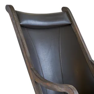 (L820) Hunter Chair & Ottoman- Brown