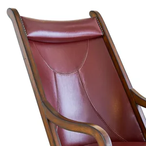 (L761) Hunter Chair and Ottoman - Cherry