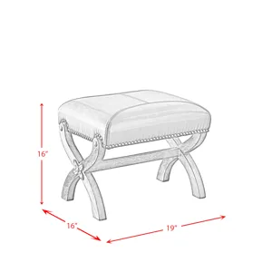 (L731A) Hunter- Chair & Ottoman- Tobacco