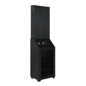Hurricanes Dartboard Cabinet with Speaker and LED in Black