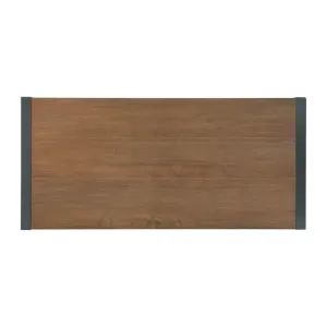 Industrial Rectangular Dining Table in Walnut
