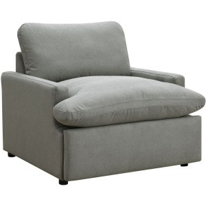 Inspirada Sectional - Fiber Cushion Power Recliner in Culp Peyton Slate
