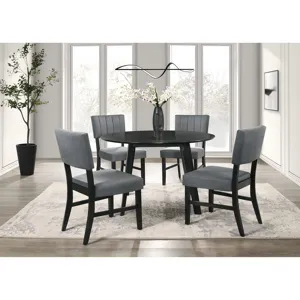Ireland Round Dining Table in Espresso