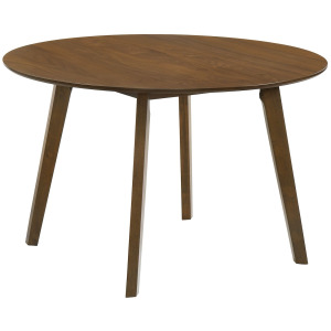 Ireland Round Dining Table in Walnut