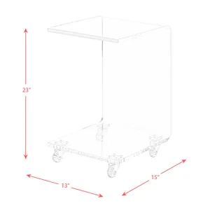Iris CH020 Snack Table Clear 3A - Packaging