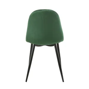 Isadora Side Chair in Emerald velvet 2 per Pack (3A Packing)