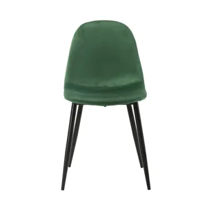 Isadora Side Chair in Emerald velvet 2 per Pack (3A Packing)