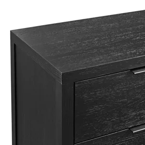 Island 5-Drawer Chest in Black