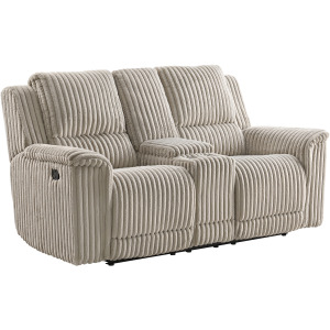 Jaguar Motion Loveseat with Console in Masis Cream